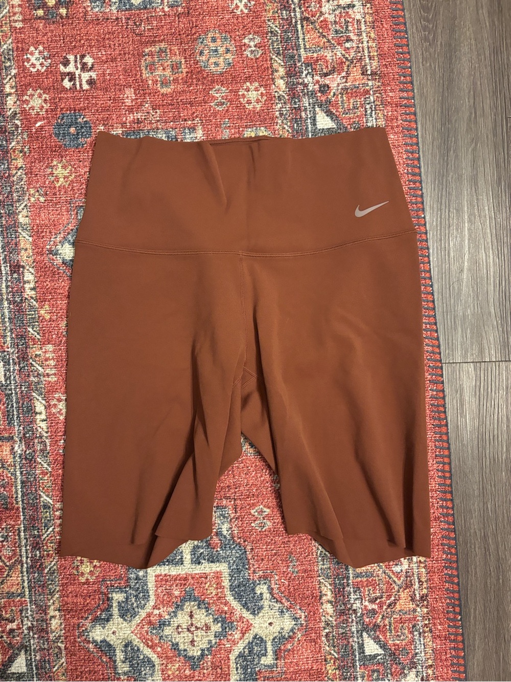 Nike Women’s Rust Color High-Waist Bike Shorts